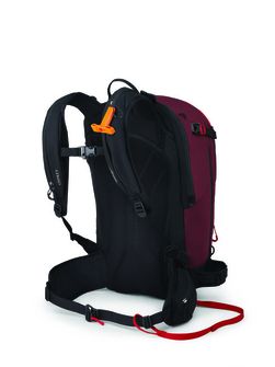 OSPREY Skialp-Rucksack SOELDEN PRO AVY 32 II,  red mountain