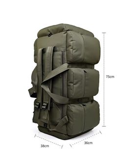 DRAGOWA Taktischer Angriffsrucksack Dagger 90 L, oliv