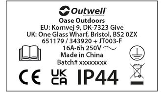 Outwell Konversionsstecker Opus 0.3 Mtr.