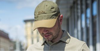 Helikon-Tex Kappe mit Logo - PolyCotton Ripstop - Coyote / Olive Green