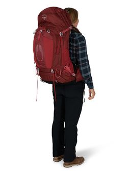 OSPREY Wanderrucksack AURA AG 65,  berry sorbet red