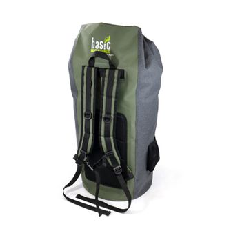 BasicNature Wasserdichte Tasche 90 L grau-grün