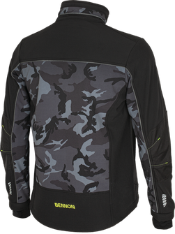 BENNON Softshelljacke CAMOS, schwarz/grau