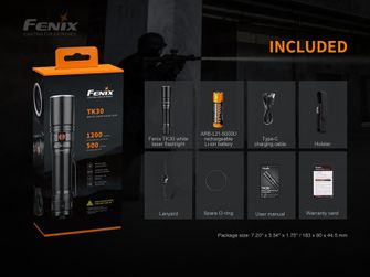 Das taktische Laserlicht Fenix ​​TK30