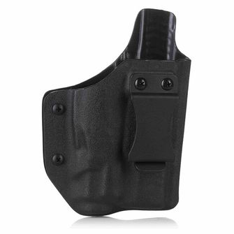 A903 L 2021 KOMFORTABLES KYDEX-HOLSTER ZUM VERDECKTEN TRAGEN MIT LICHT, schwarz rechts