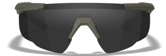 WILEY X SABER ADVANCE Schutzbrille mit Wechselgläsern, grün