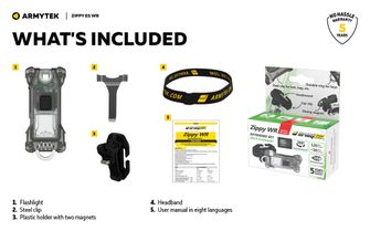 ArmyTek Zippy WR ES Tragbares Beleuchtungsset, Grün