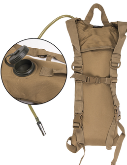 Mil-tec Water Pack Basic mit Gurten 3 l, coyote