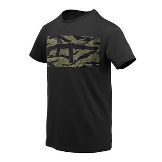 Helikon-Tex RPD Baumwoll-Kurz-T-Shirt, Schwarz/Tigerstreifen